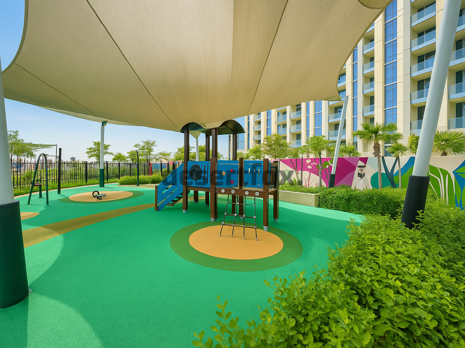 Business Bay Aykon City by Damac Kids Playing Area