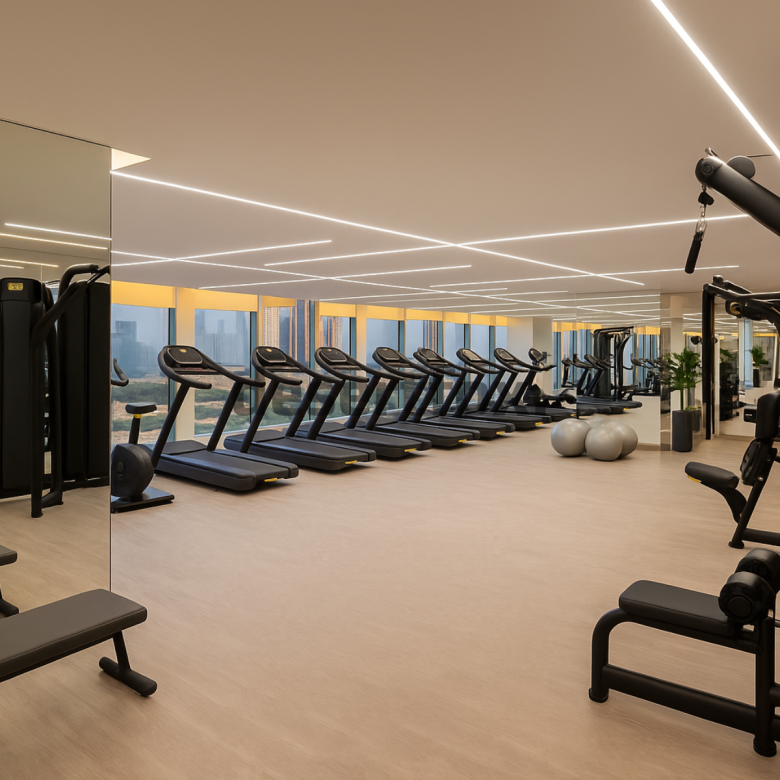 Business bay Aykon City Gym Center in Dubai by DAMAC