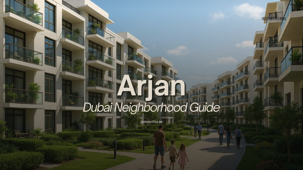 Arjan Community Guide for Dubai residents and investors