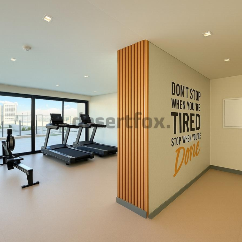 Swimming Pool view in Furjan Azizi for Rent Fully Furnished with desertfox Real Estate