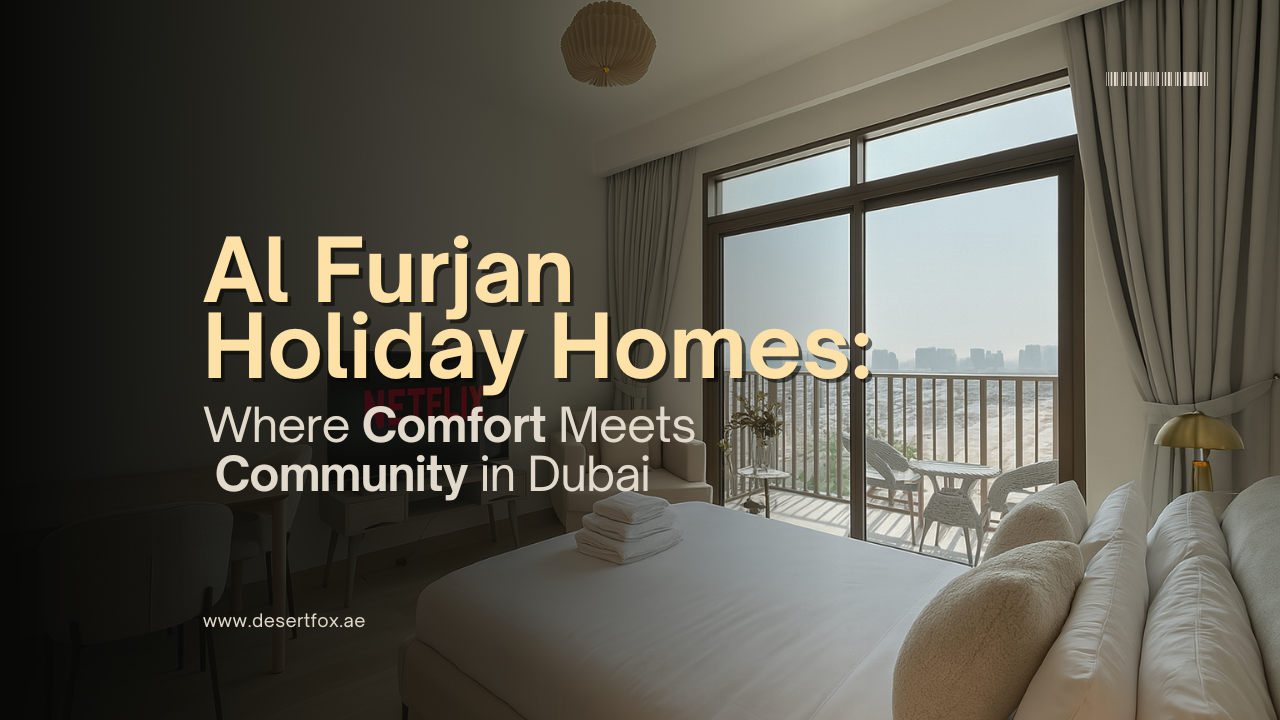 Al Furjan units with desertfox Holiday Homes fully furnished and ready to move in