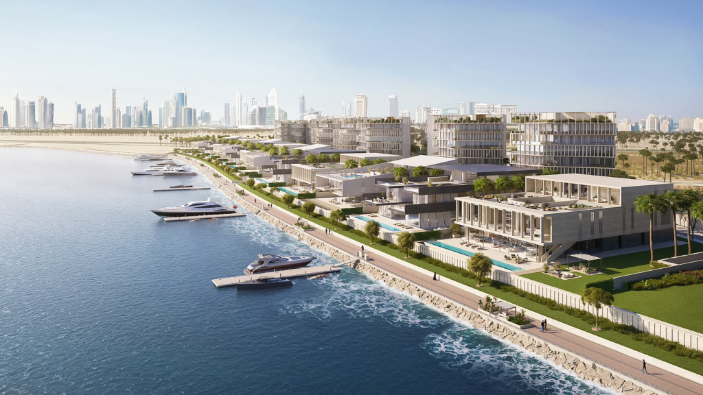 View of the Ritz Carlton Luxury mansions in creek side by MAG development.